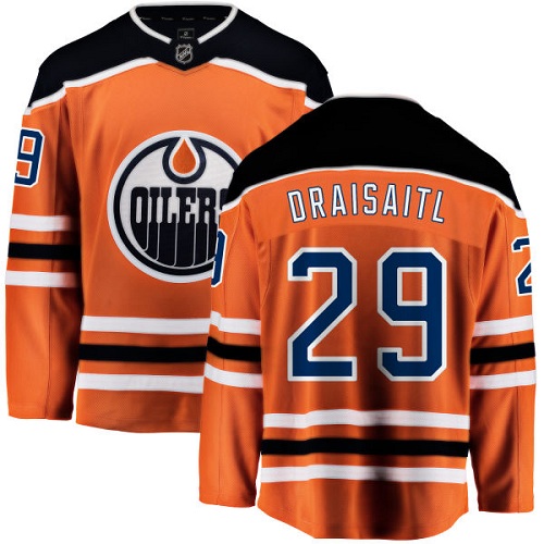 Kinder Edmonton Oilers Eishockey Trikot Leon Draisaitl #29 Breakaway Orange Fanatics Branded Heim